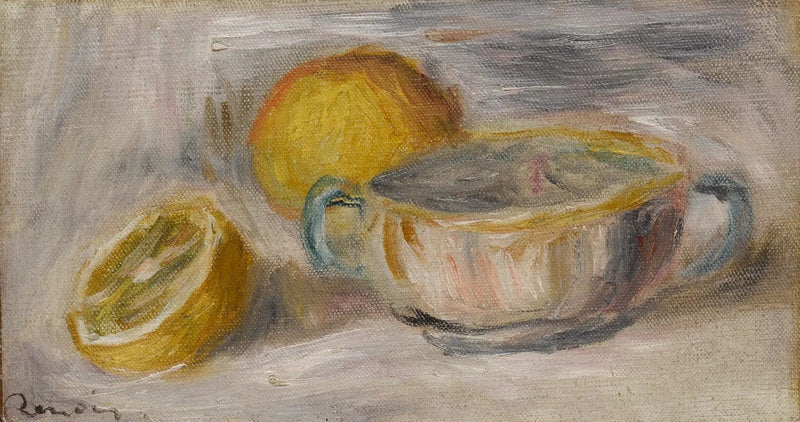Stilleben med citroner - Pierre-Auguste Renoir
