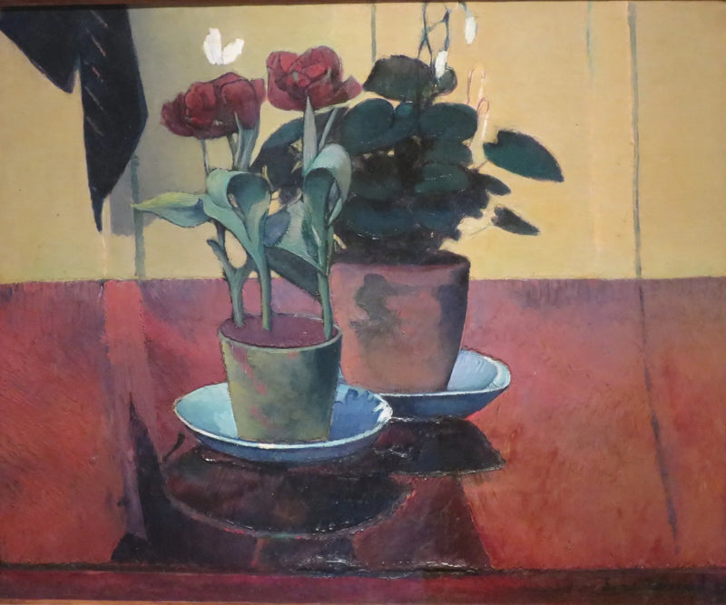 Död natur med blommor - Émile Bernard