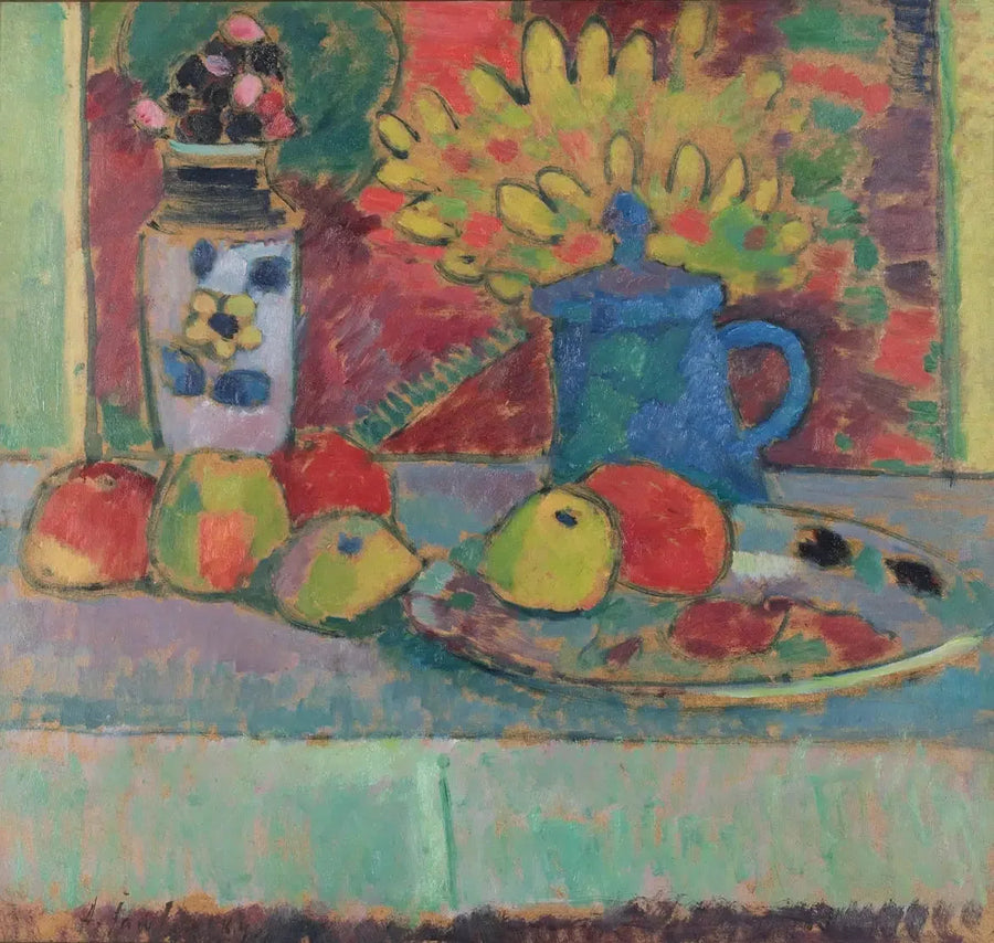Död natur med blommor och frukter - Alexej von Jawlensky