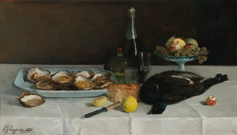 Stilleben med ostron - Paul Gauguin