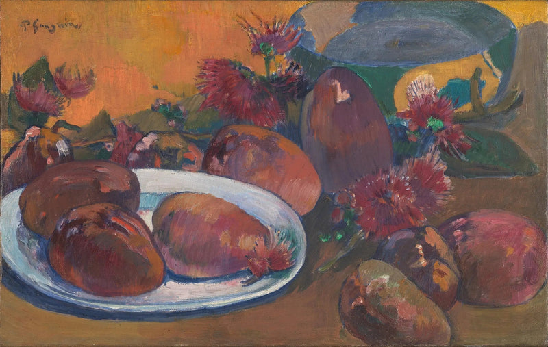 Stilleben med mango - Paul Gauguin