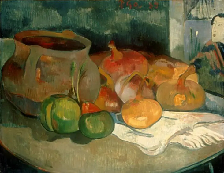 Stillleben med lökar - Paul Gauguin