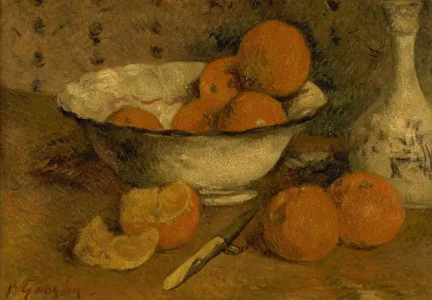 Stilleben med apelsiner - Paul Gauguin