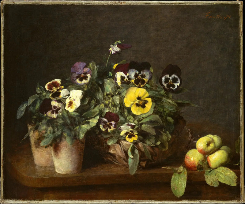 Stillleben med tankar - Henri Fantin-Latour
