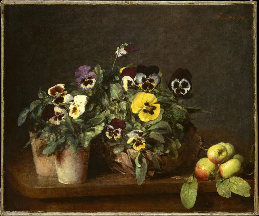 Stillleben med tankar - Henri Fantin-Latour