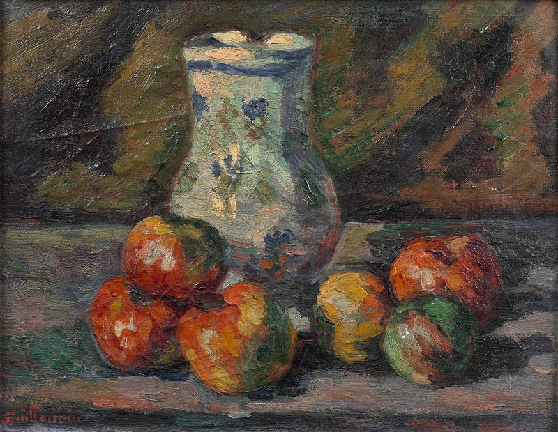 Död natur med äpplen - Armand Guillaumin