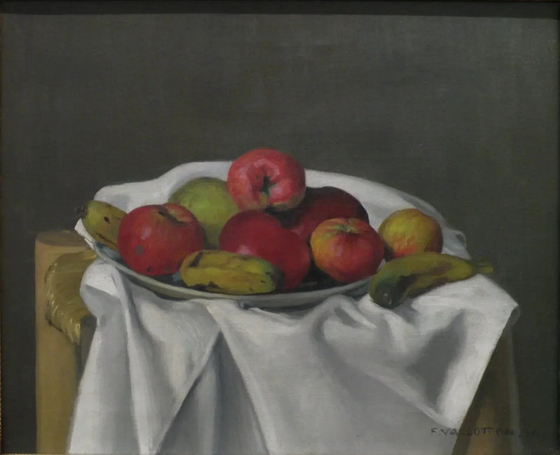 Död natur med äpplen - Félix Vallotton