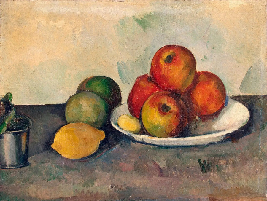 Stilleben med äpplen - Paul Cézanne