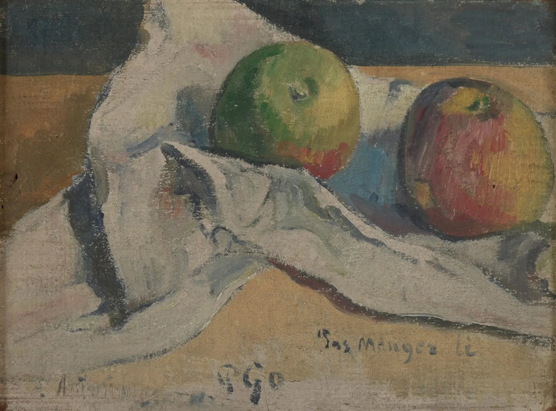 Stilleben med äpplen - Paul Gauguin