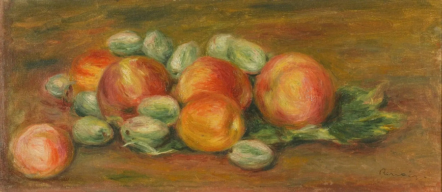 Stilleben med äpplen - Pierre-Auguste Renoir