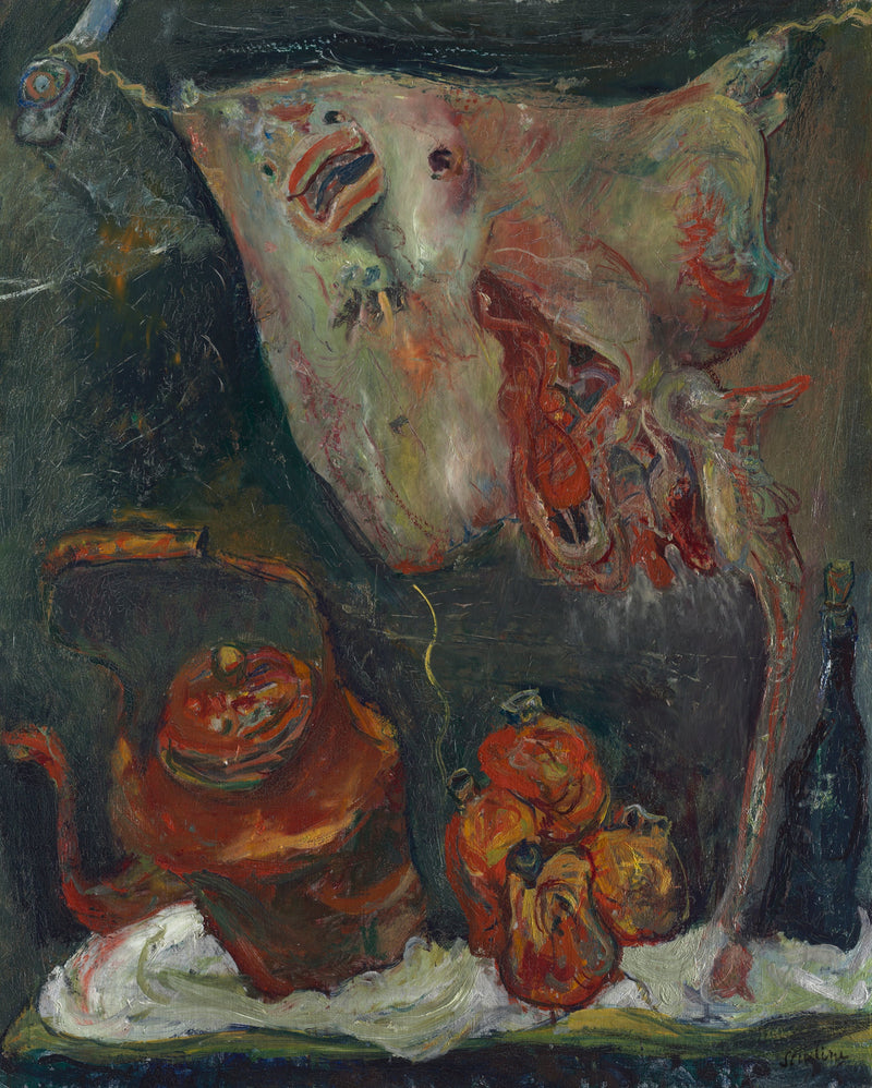 Död natur med rockor - Chaim Soutine