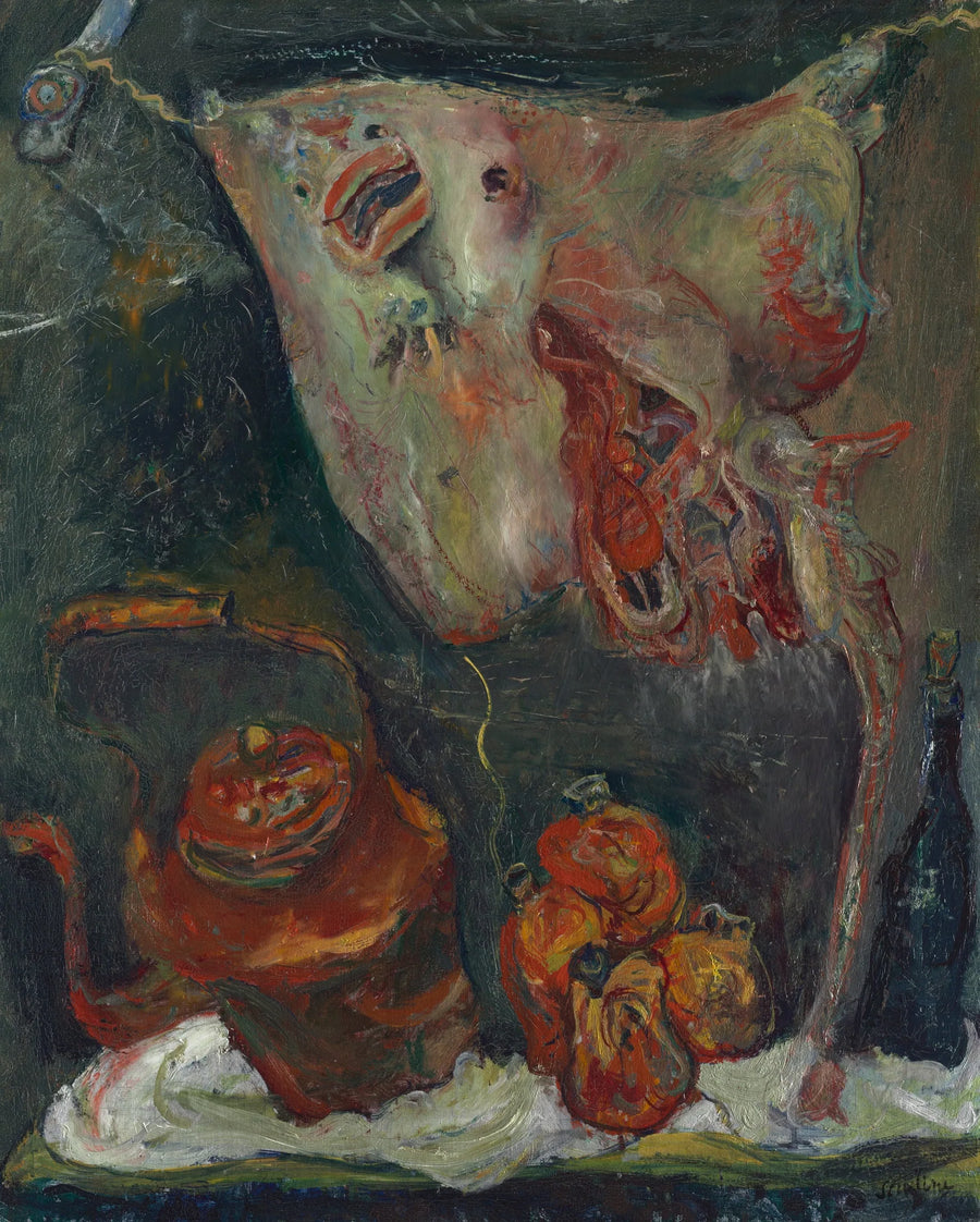 Död natur med rockor - Chaim Soutine