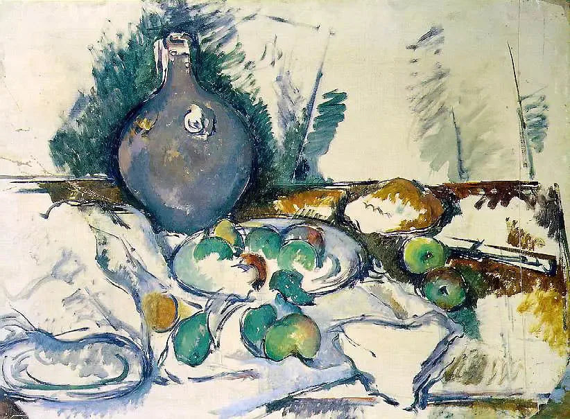 Stilleben med vattenkanna - Paul Cézanne