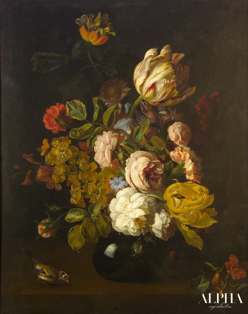 Nature morte avec des fleurs - Tobias Stranover - Reproductions de tableaux et peintures haut de gamme