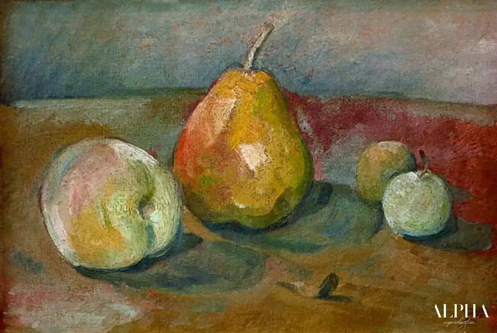 Nature morte avec des poires - Paul Cézanne - Reproductions de tableaux et peintures haut de gamme