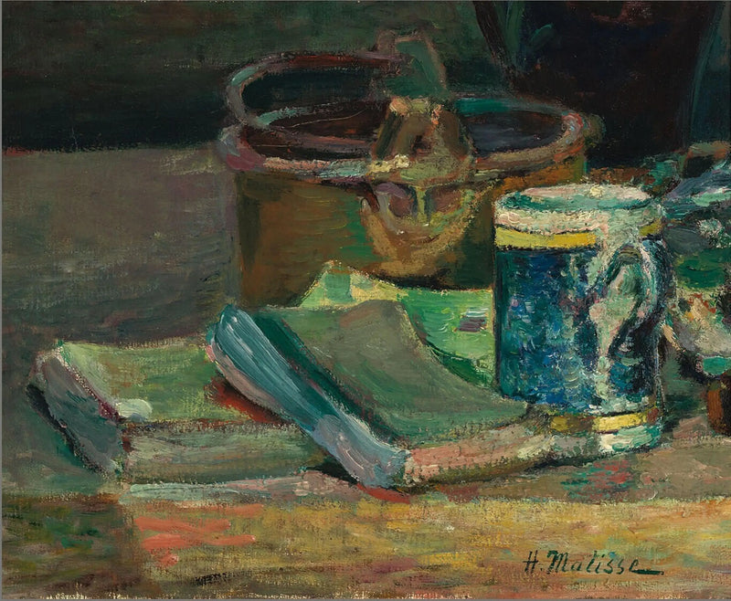 Stilleben med böcker - Henri Matisse