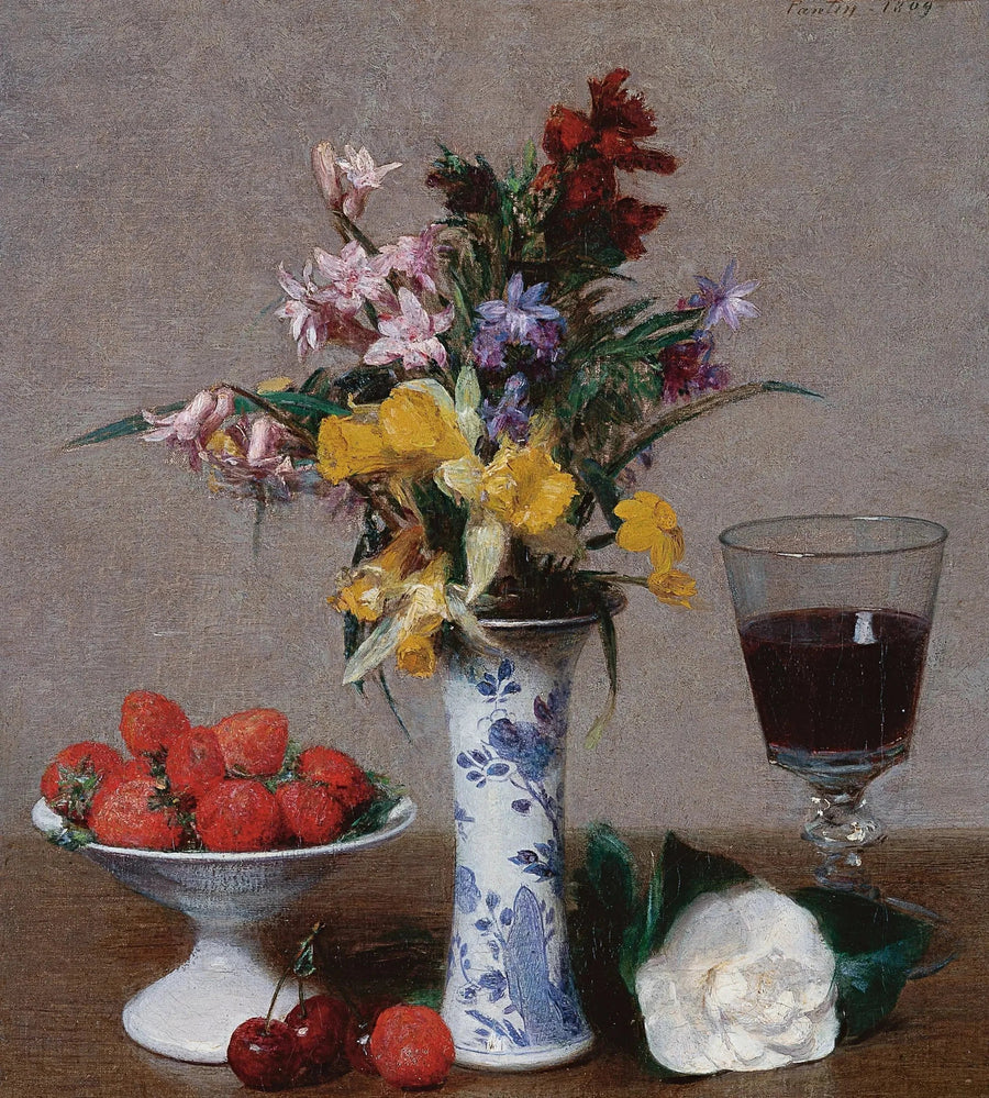 Stillleben kallad "förlovnings" - Henri Fantin-Latour