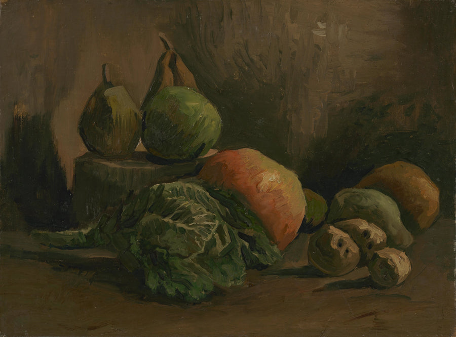 Stilleben med grönsaker och frukter - Vincent van Gogh
