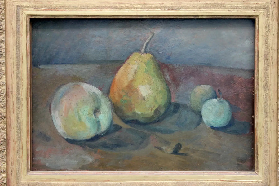 Stilleben, päron och gröna äpplen - Paul Cézanne