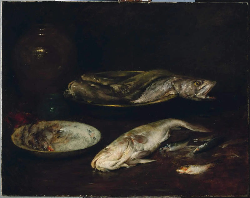 Död natur - Fisk - William Merritt Chase