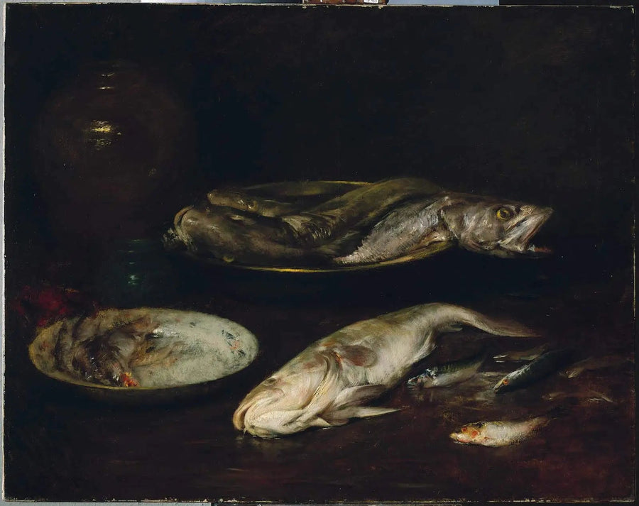 Död natur - Fisk - William Merritt Chase