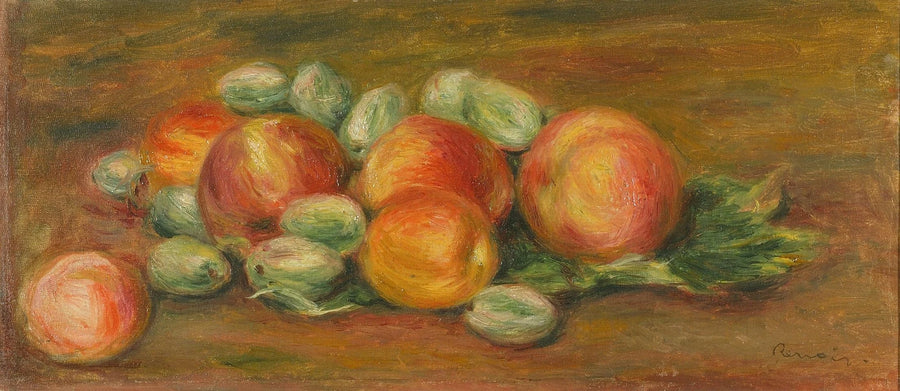 Stilleben med äpplen - Pierre-Auguste Renoir