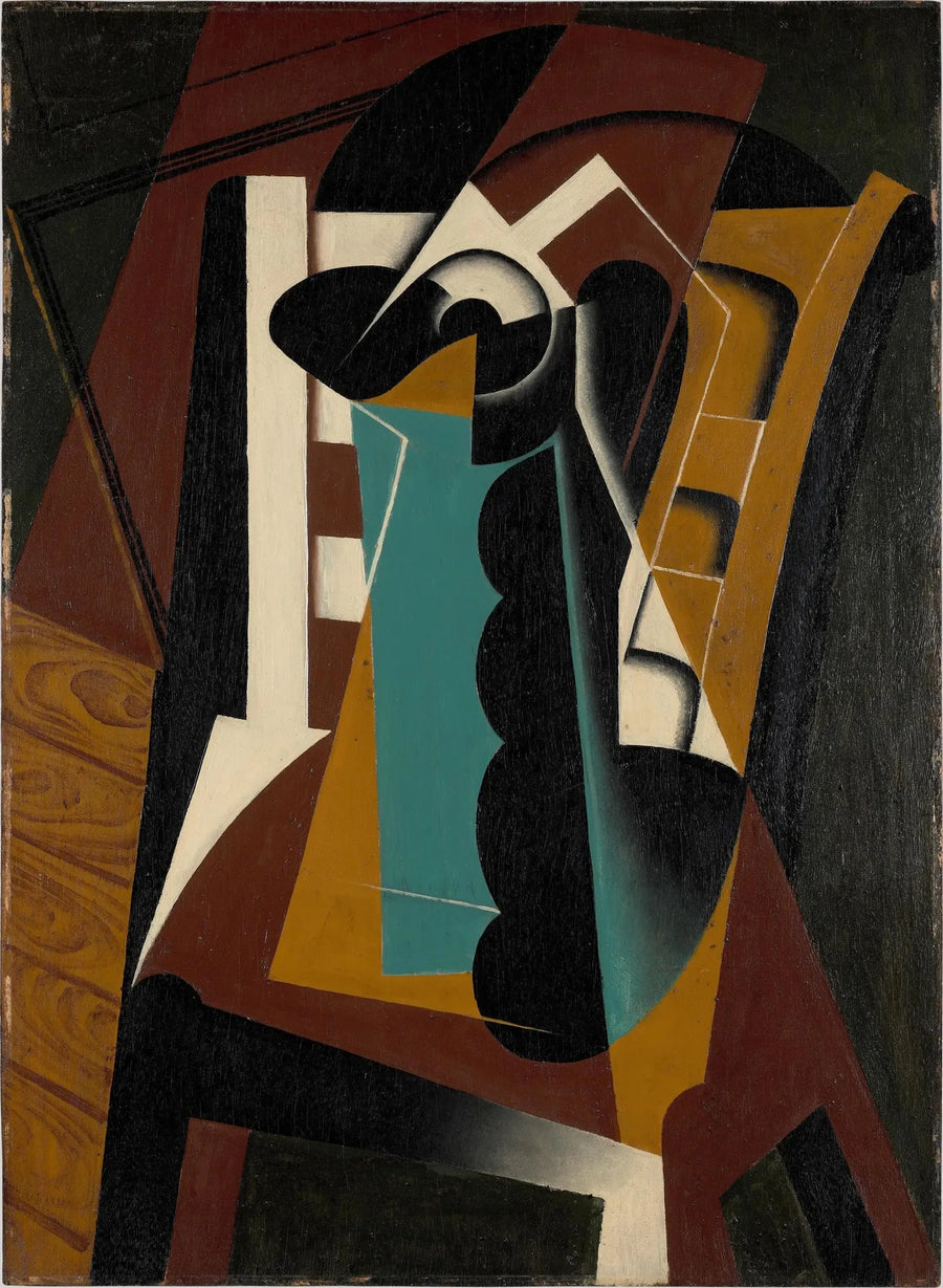 Död natur på en stol - Juan Gris