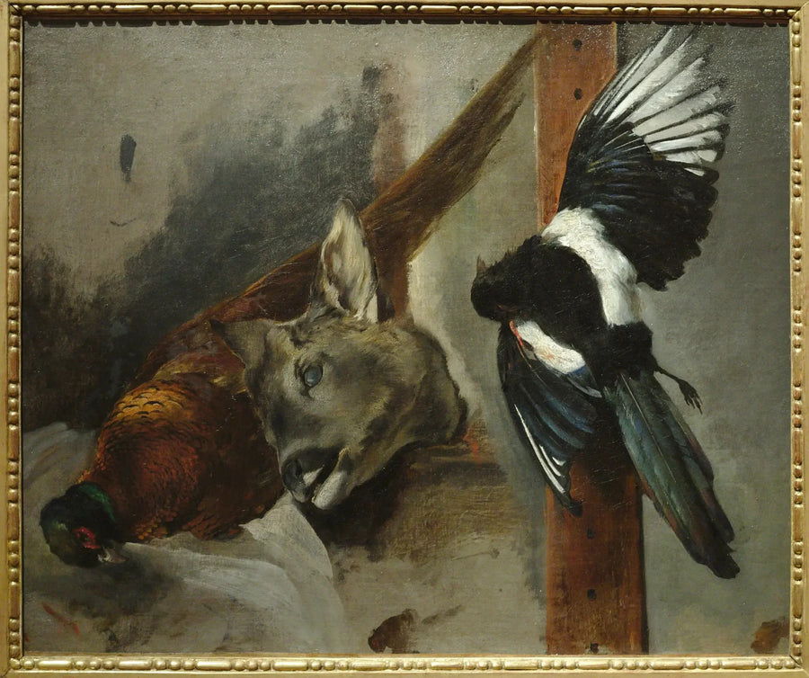 Stilleben: tre stycken vilt - Théodore Géricault