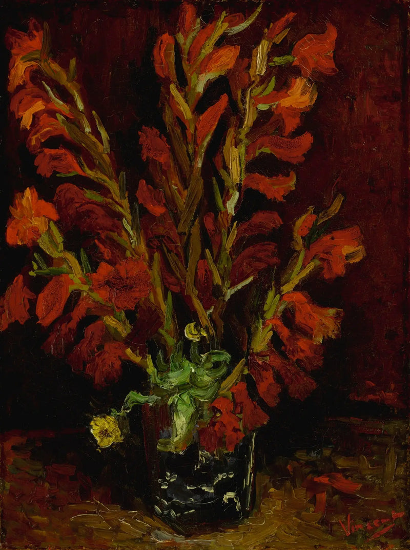 Stilleben: Vas med gladioler - Vincent van Gogh