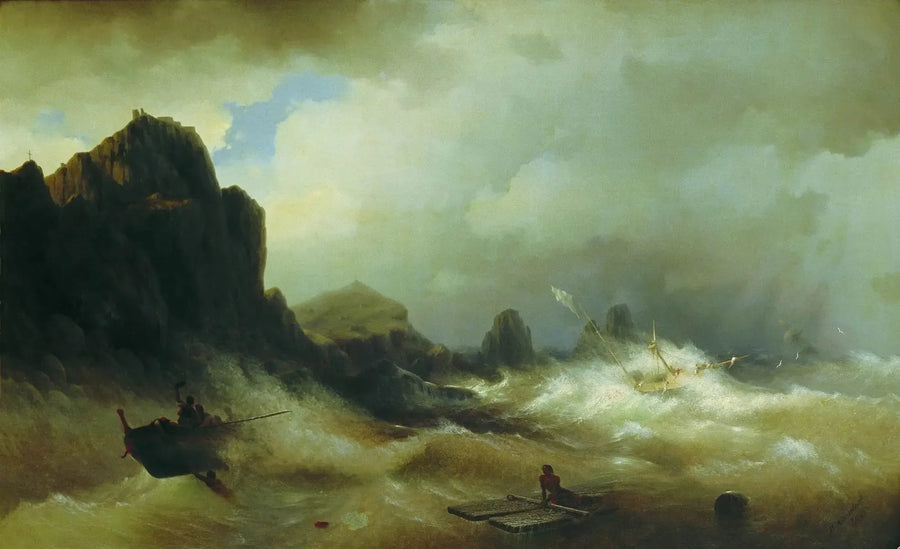 Nödsjunkning - Ivan Aivazovskij