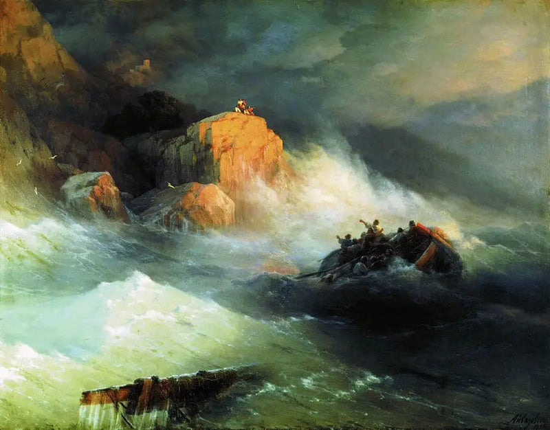 Nödsjunkning - Ivan Aivazovskij