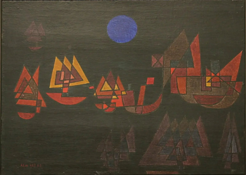 Skepp i mörkret - Paul Klee