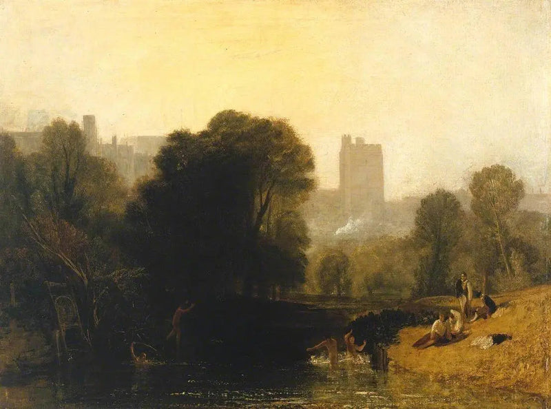 Nära Themsens sluss, Windsor - J. M. W. Turner