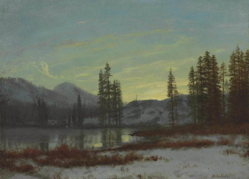 Snö i Klippiga bergen - Albert Bierstadt