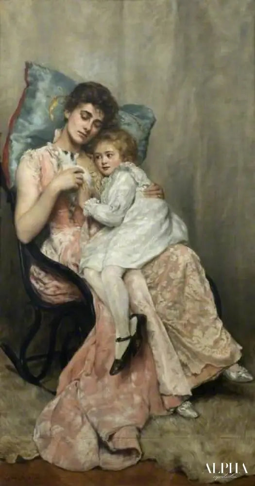 Nettie et Joyce - John Collier Reproductions de tableaux à la peinture à l’huile