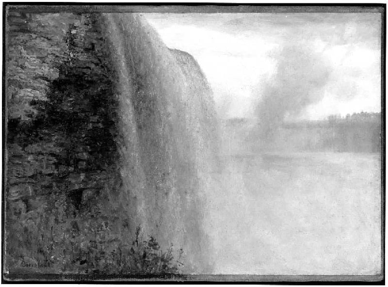 Niagara på den amerikanska sidan - Albert Bierstadt