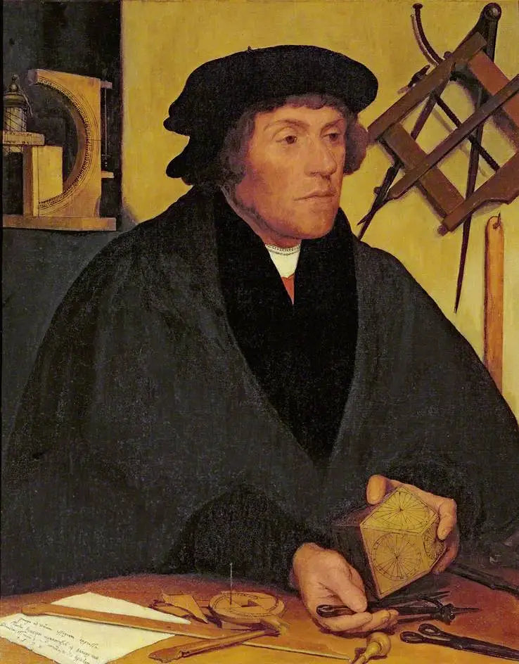 Nicholas Kratzer (1487–cirka 1550), Fellow vid Corpus Christi College, Oxford och senare Astronom Royal för Henrik VIII - Hans Holbein den yngre