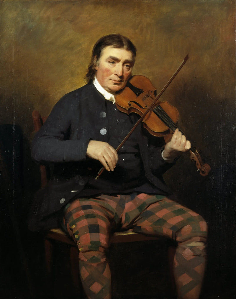 Niel Gow, 1727 - 1807. Violinist och kompositör - Henry Raeburn