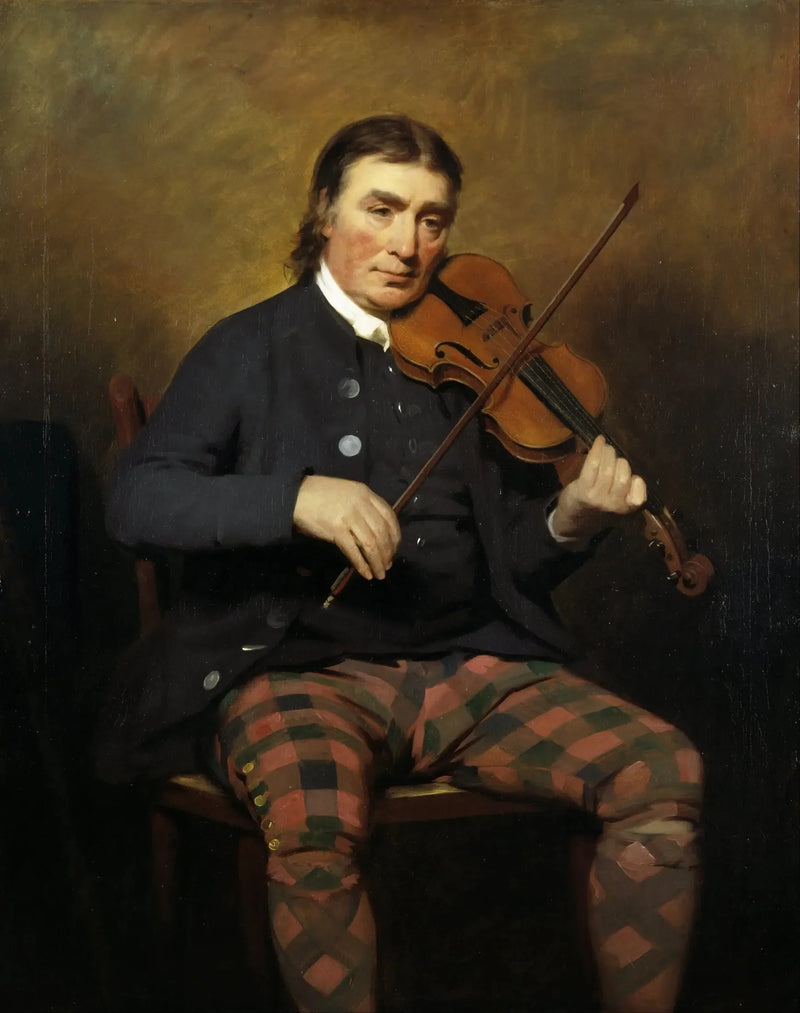 Niel Gow, 1727 - 1807. Violinist och kompositör - Henry Raeburn