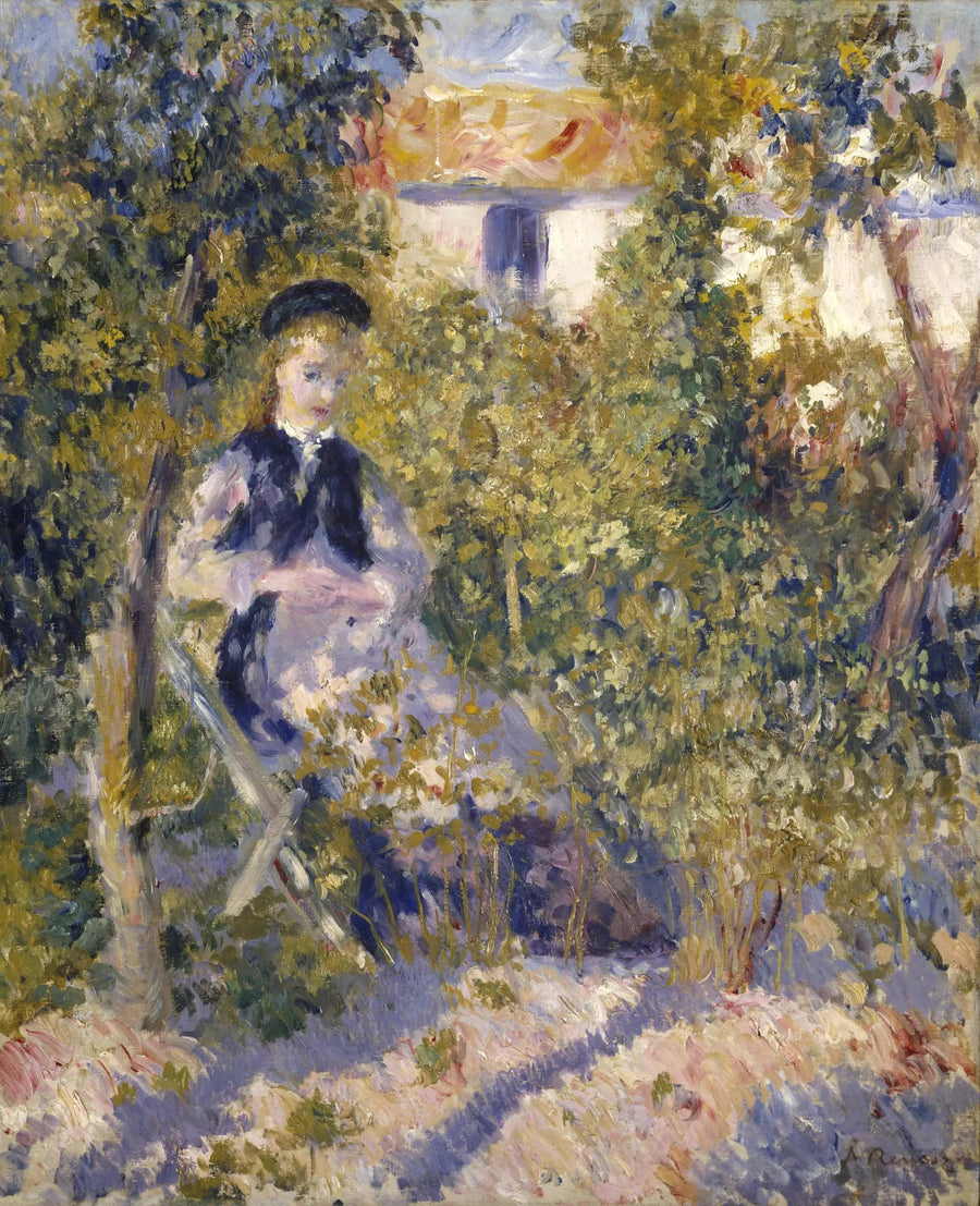 Nini i trädgården - Pierre-Auguste Renoir