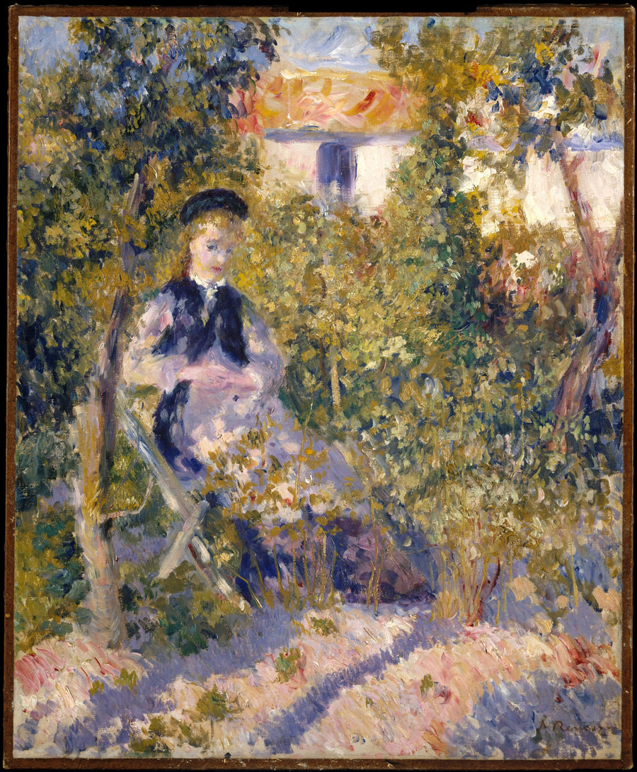 Nini i trädgården - Pierre-Auguste Renoir