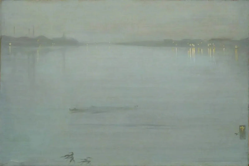 Nattlig: Blå och Silver - Cremorne Lights - James Abbott McNeill Whistler