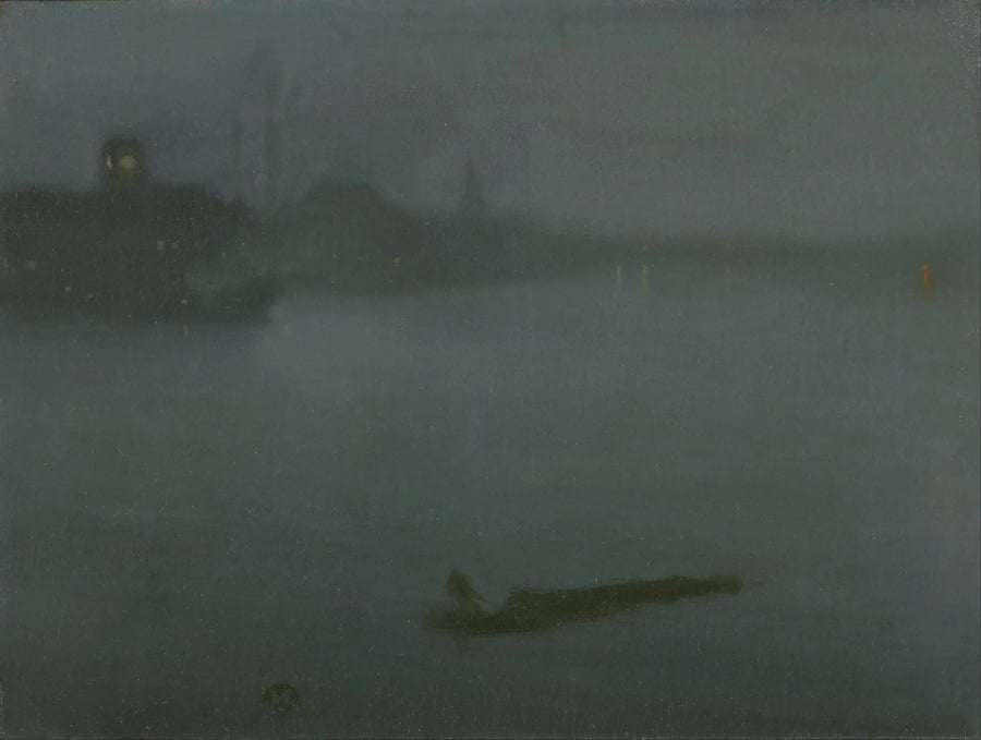 Nattlig i blått och silver - James Abbott McNeill Whistler