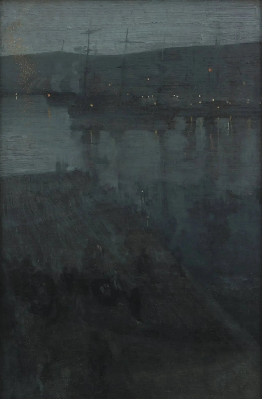 Nattlig i blått och guld: Valparaiso - James Abbott McNeill Whistler