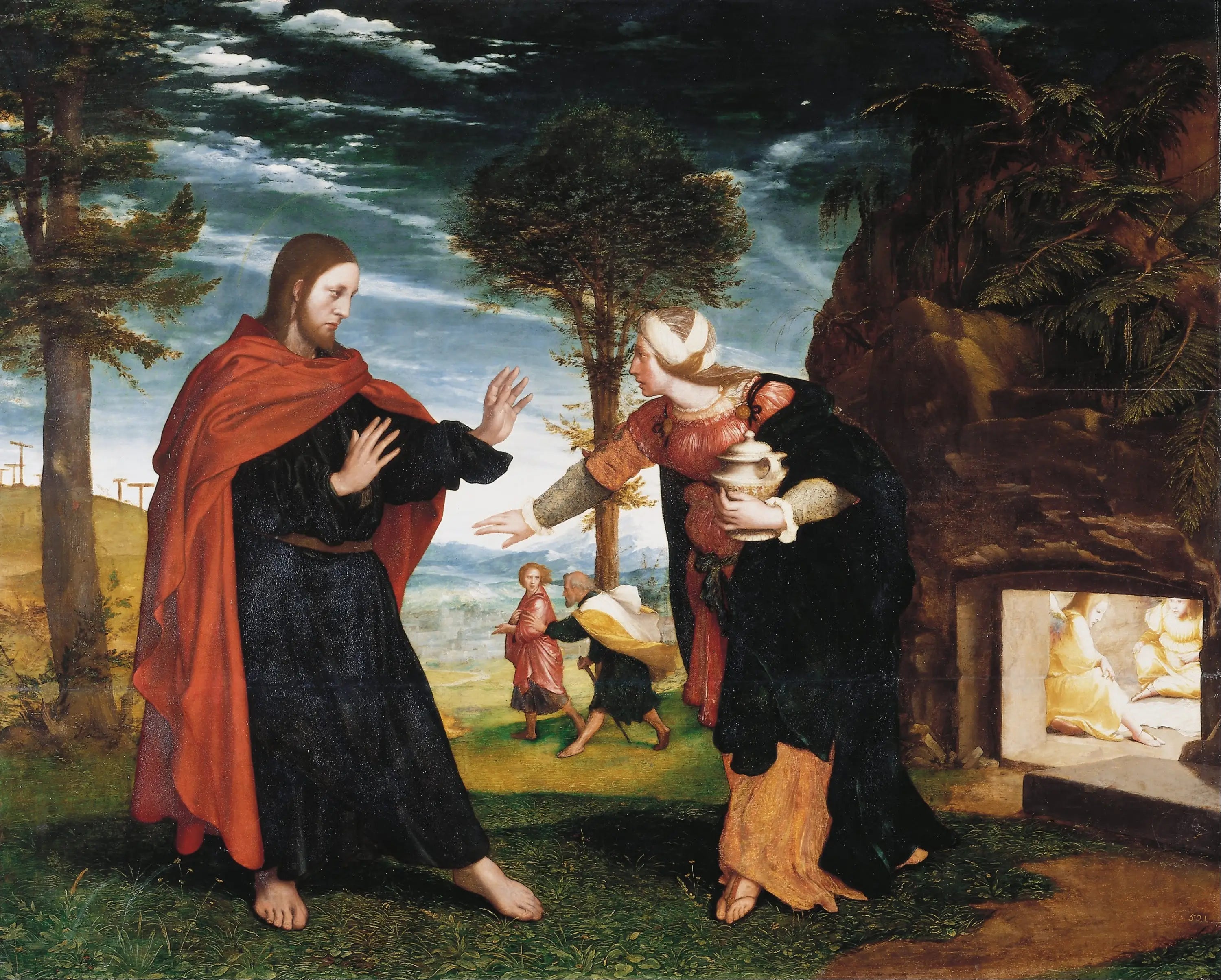 Noli me tangere - Hans Holbein le Jeune image 1 copie de tableau peinte à la main