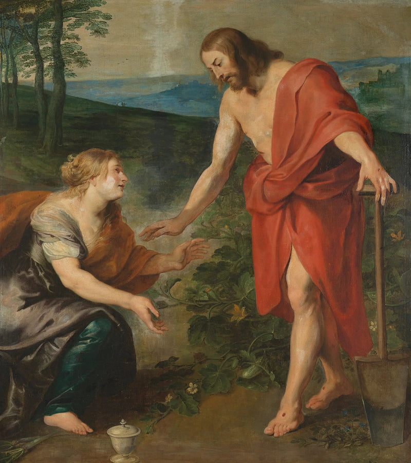 « Noli me tangere »: mötet mellan Kristus och Maria Magdalena - Peter Paul Rubens