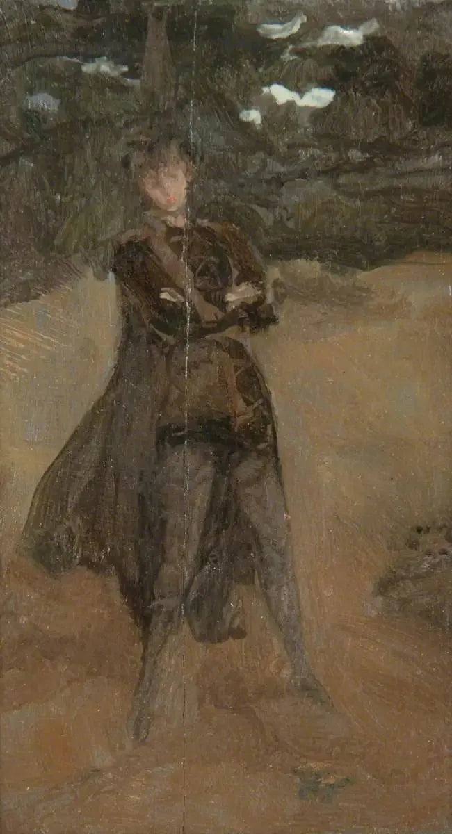 Grön och brun not: Orlando i Coombe - James Abbott McNeill Whistler