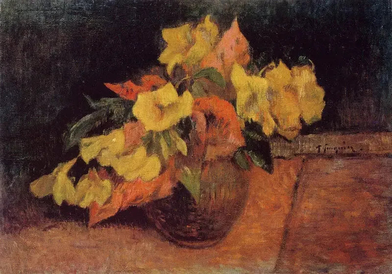 Önothera i en vas - Paul Gauguin