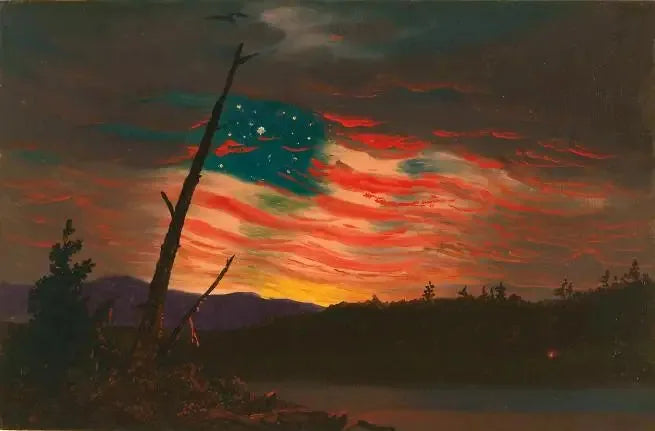 Vår banner i himlen - Frederic Edwin Church