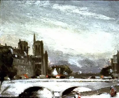 Notre Dame och Seine - Robert Henri